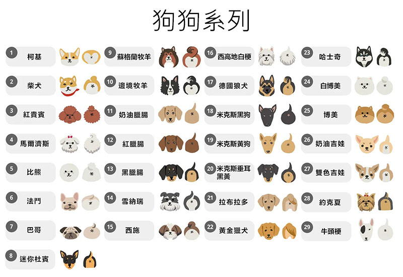  日日野餐 狗狗別針 系列